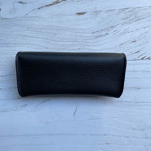 Authentic Ray ban glasses black leather soft case unisex